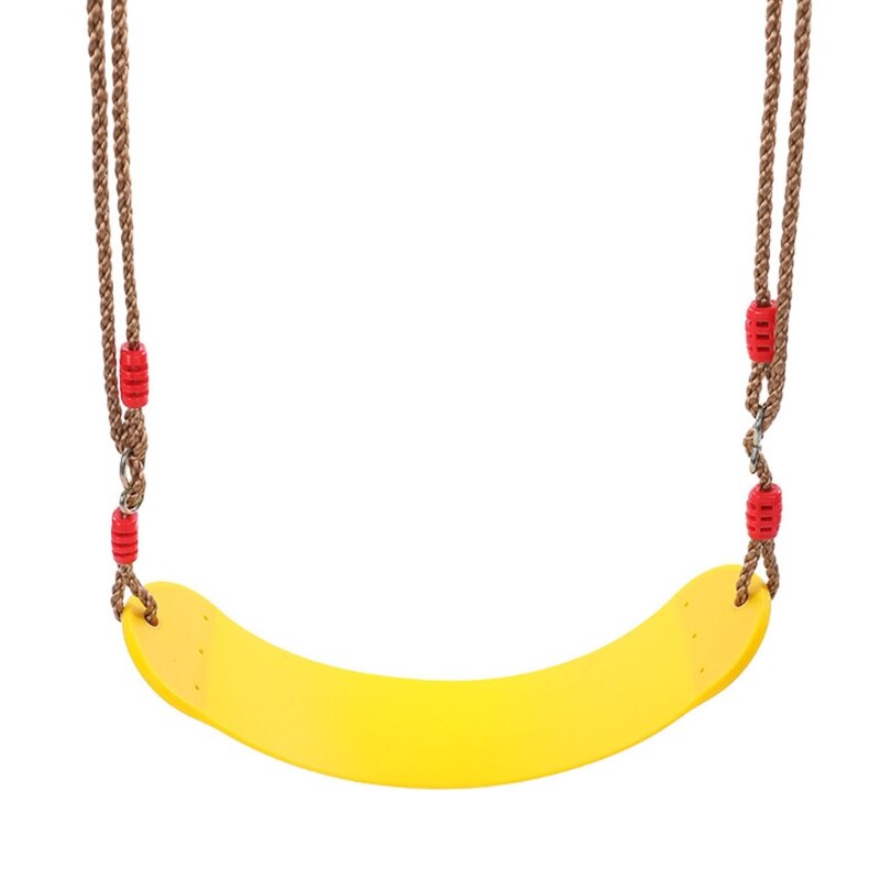 Huśtawka linowa z liną i pierścieniami montażowymi dzieci dziecko dzieci maluch plastikowe huśtawki zewnętrzne huśtawki wewnętrzne zestaw akcesoriów: J