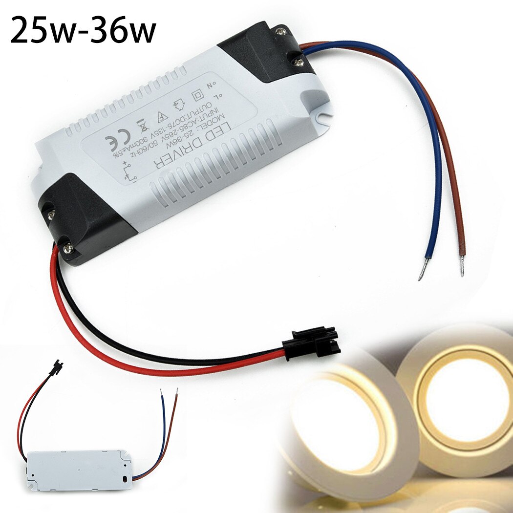 25-36w led driver fonte de alimentação 50/60hz ac 85-265v ceilling diy driver led