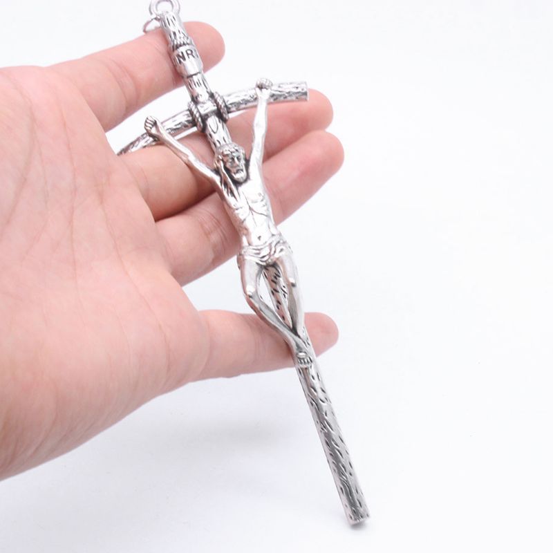 2Pcs Kruisiging Van Christian Jezus Als Christelijke Kerk Kantoor Huishoudelijke Religieuze Ornamenten Muur Kruisbeeld Antieke Huis