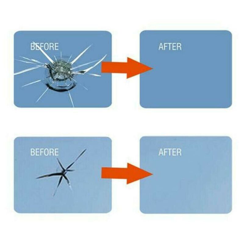 Car Window Glass Crack Chip Resin Windscreen Repair DIY Tool Kit Windshield Part A0NE