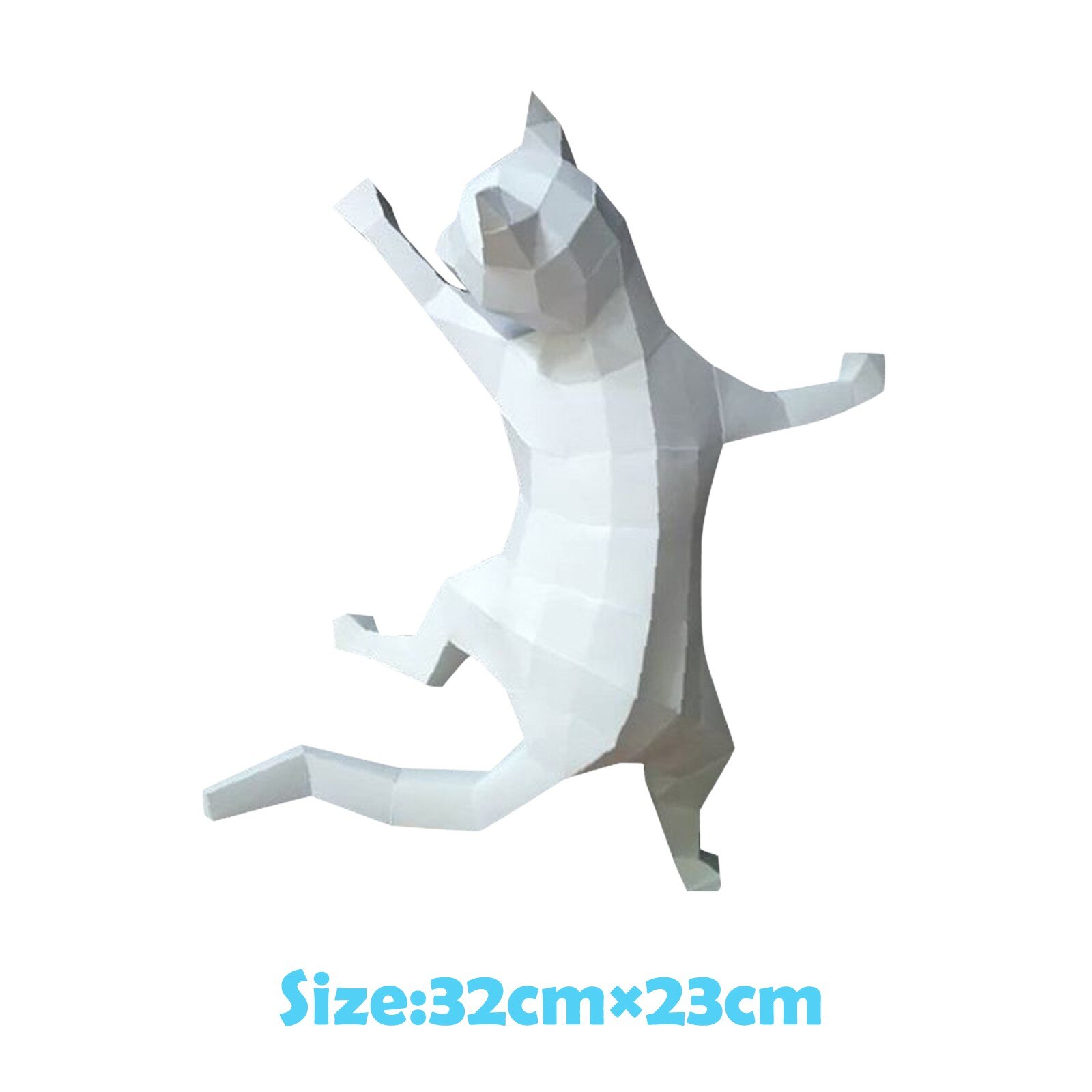 Kat Model -3D Stereo Diy Wanddecoratie Diy Handgemaakte Muur Opknoping Creatieve Home Decoratie Muur Opknoping # t2