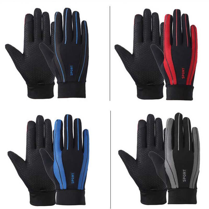 Handschoenen Wanten Fiets Training Fietsen Gel Touch Screen Mtb Mountainbike Beschermende Sport Mannen Vrouw Outdoor Lange Dunne Handschoenen