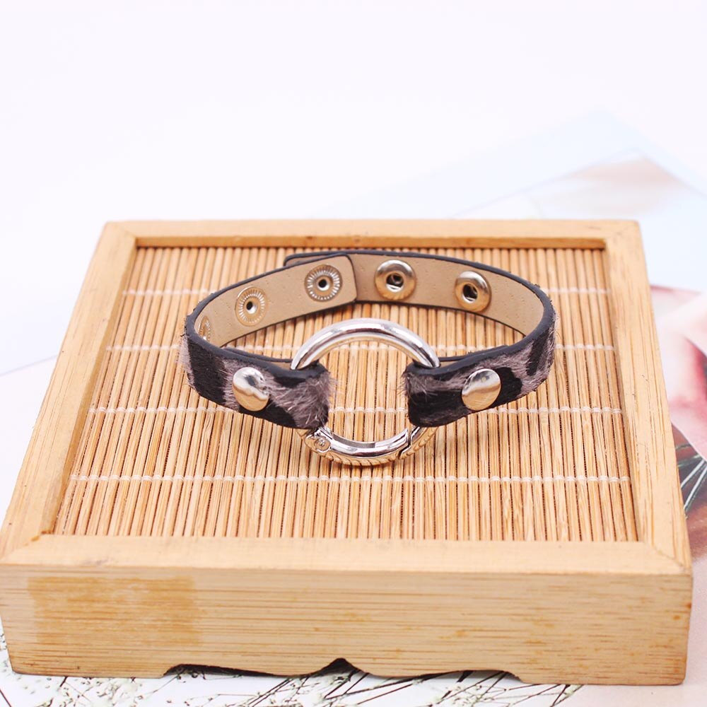 Gestreepte Lederen Armbanden Voor Vrouwen Heren Warp Armbanden En Armbanden Metalen Knop Partij Sieraden