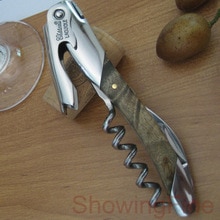 Laguiole Wine Corkscrew Opener Stainless Steel Bottle Opener Sacacorchos Custom Wine waiter's Christmas Personality