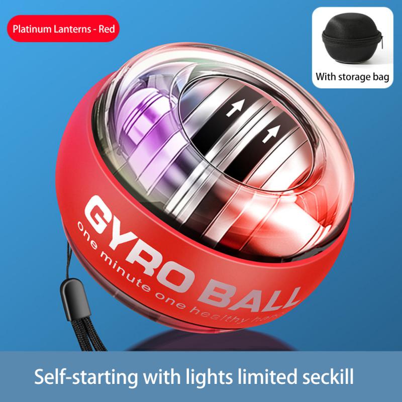 Led Gyroscopische Powerball Autostart Bereik Gyro Power Pols Bal Arm Hand Spier Force Trainer Fitness Power Polsen Bal Apparatuur: Ivoor