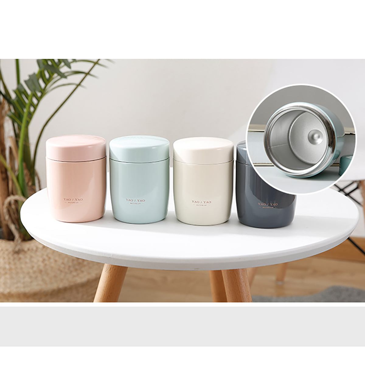 Draagbare Voedsel Thermos Voor Kids Rvs Lunchbox Van 4 Kleur 260Ml Mini Soep Containers Thermosflessen Thermocup