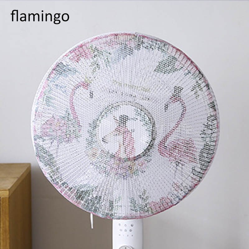 1Pcs Cute Cartoon Animal Home Use Electric Fan Protective Cover Safety Mesh Fan Dust Cover Fan Guard Kids Finger Protector Round