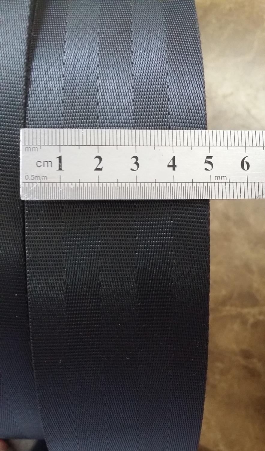 1m 20mm 38mm 50mm zwart nylon lint veiligheidsgordel computer jacquard lint stainband grosgrain lint zwart band