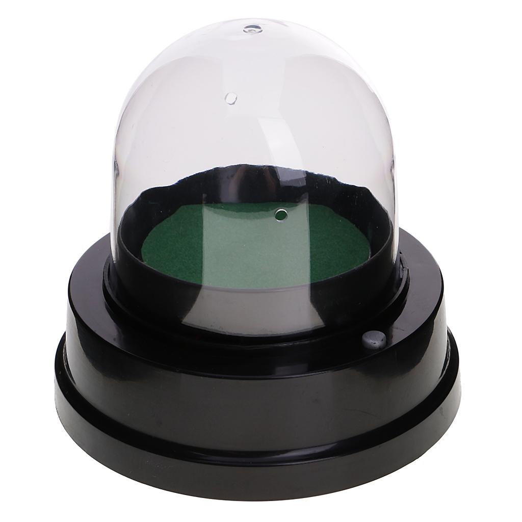 Tasse à dés électrique avec Base en feutre, 5 dés, pour jeux de Bar, Casino, fête, noir