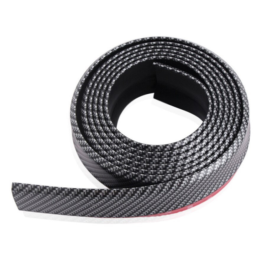 Auto Stylling Rubber Rok Carbon Lip Bumper Decoratie Voor Peugeot RCZ 206 207 208 301 307 308 405 406 407 408