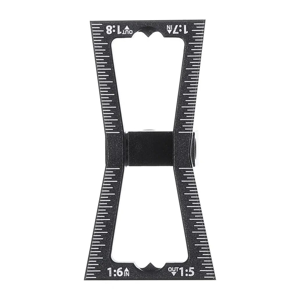 Aluminum Alloy Dovetail Marker Jig Woodworking 1:5 1:6 1:7 1:8 Slopes Dovetail Marking Template Wood Joints Guide
