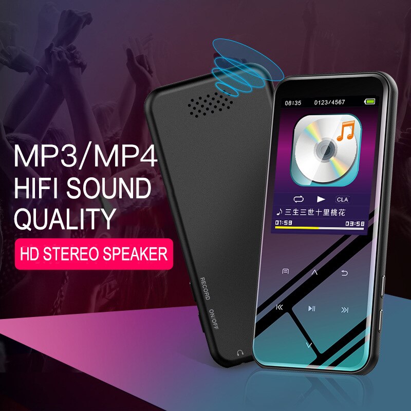 M15 2.4inch Touch Screen Bluetooth MP4 Player HiFi Portable Audio Walkman With FM Radio EBook Voice Recorder мп4 плеер
