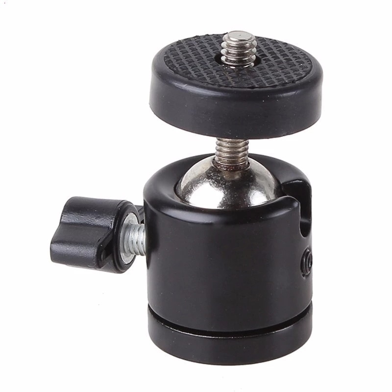 Mini Ball Head 360 Swivel Camera Mini Statief Ball Head 1/4 "Schroef Mount voor Canon Nikon Sony DSLR Camera statief Balhoofd