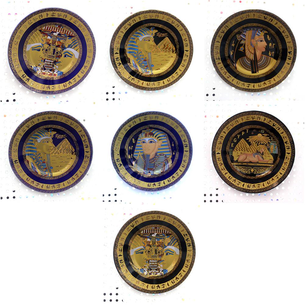 1PC styl egipski ściany wiszące płyty domu dekoracyjne bar dekoracja robić tła naczynia ozdoby ręcznie wykonane