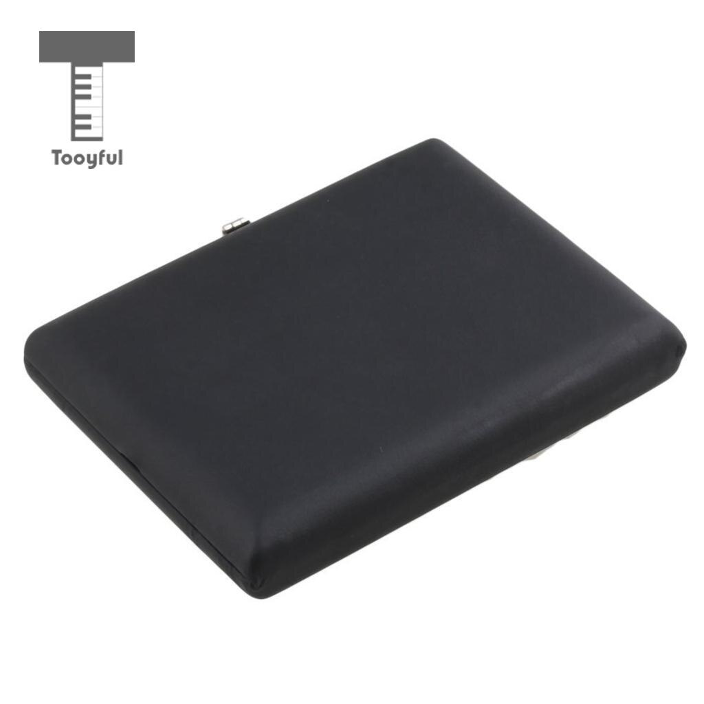 Tooyful Pu Lederen Hobo Riet Box Holder Case Voor 10x Riet Houden Houtblazers Accessoire