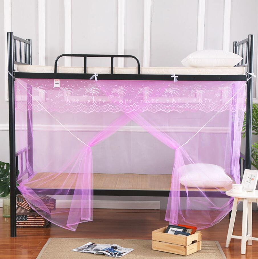 Stapelbed Klamboe Kinderkamer Beddengoed Rits Vierkante Klamboe Zomer Anti-Muggen Fysieke Muggenmelk F8430: 4 / 150x200cm