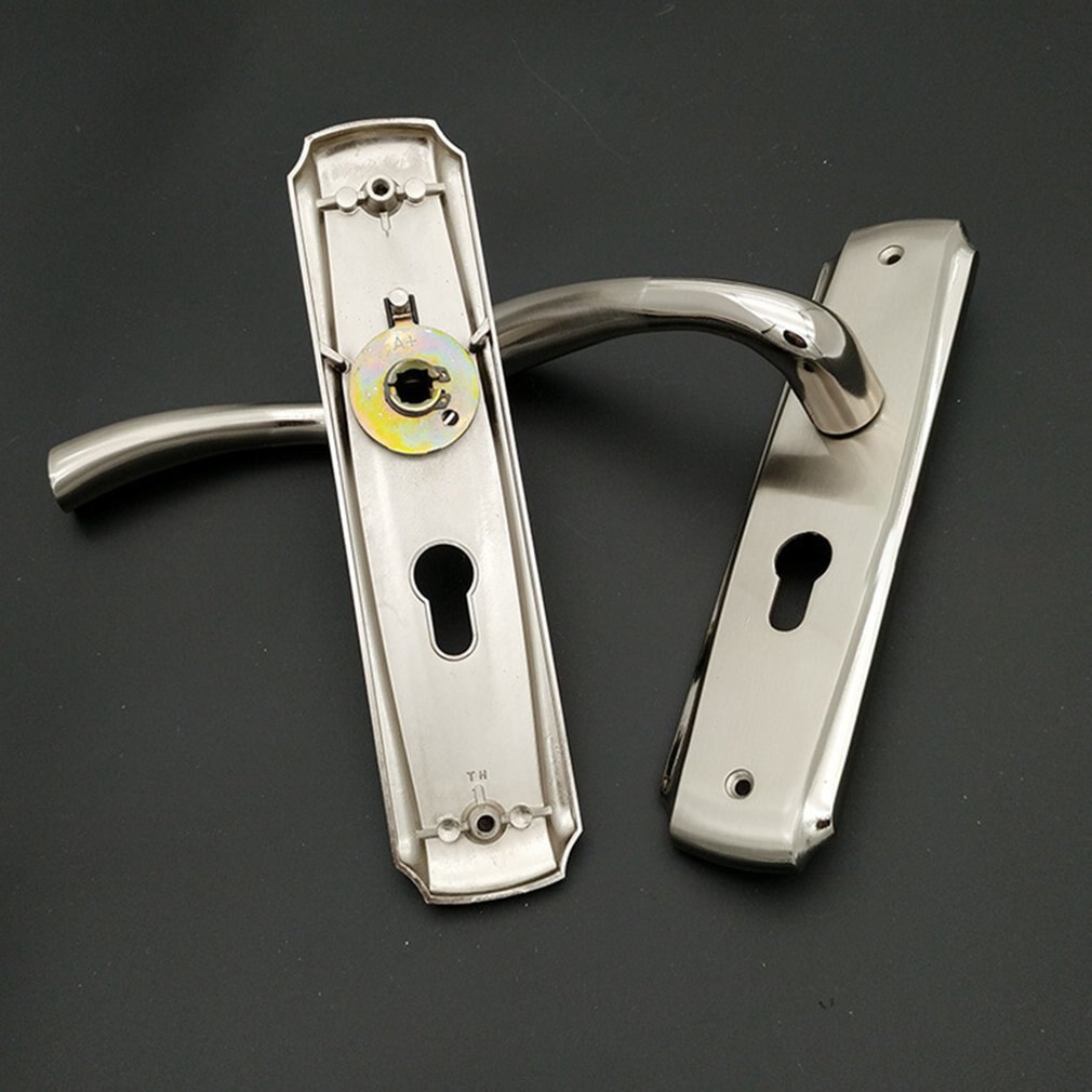 Verrou de poignée de porte Simple | Cylindre, levier arrière, sécurité de la maison avec clés à double verrou, verrouillage du panneau de porte de la salle