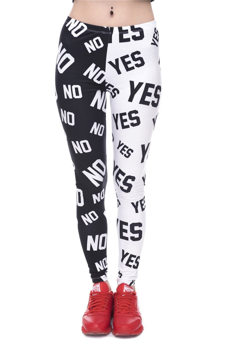 Trendy Digital Print Elastische Workout Leggings Push Up Vrouwen Casual Skinny Sporting Fitness Leggings Broek Broek: 40588