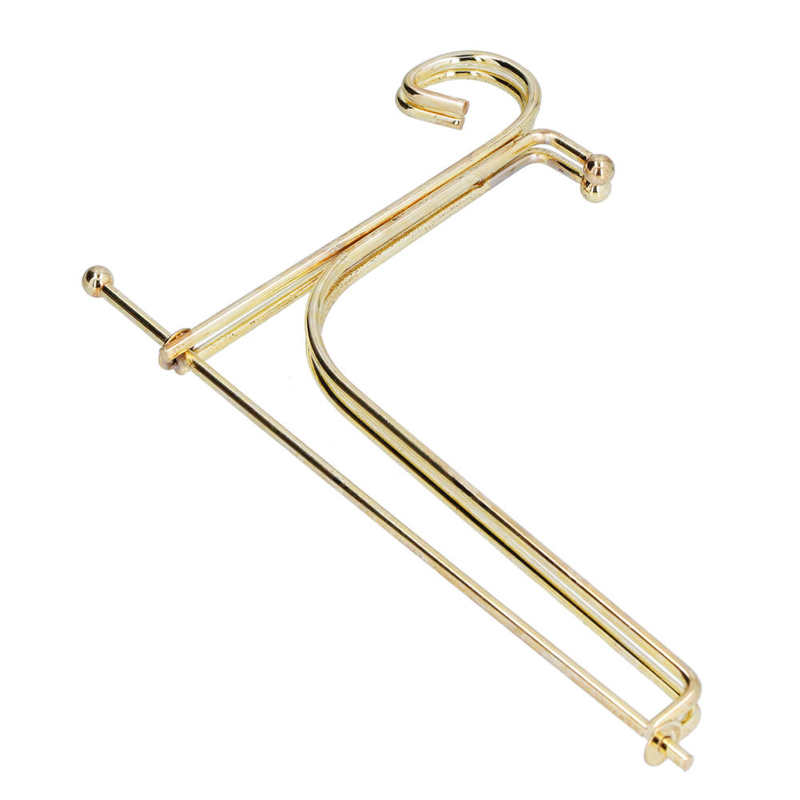 Clock Stand Metal Display Rack 8.5x6.8in for Marble Wall Clock Picture Fram Handicraft