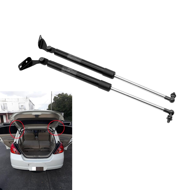 Auto bagklappe bagklap bagklap gasfjedre prop lift støtte til nissan versa hatchback til nissan tiida 07 415mm