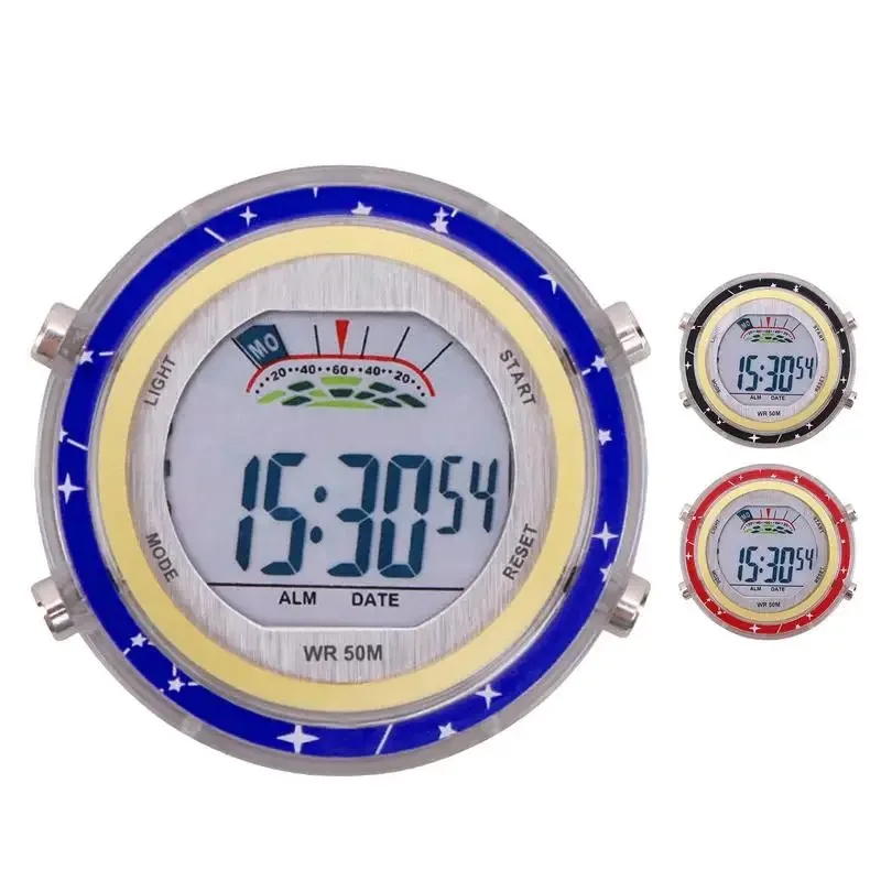 Universele Waterdichte Motorfiets Quartz Klok Lichtgevende Elektronische Klok Waterdichte Fiets Motorfiets Horloge Dashboard Auto Klok