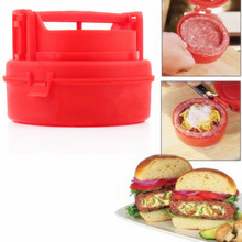 Keuken Gereedschap Gevulde Burger Druk Hamburger Grill BBQ Patty Maker Plastic Koken Accessoires DIY Vlees Gevogelte Gereedschap