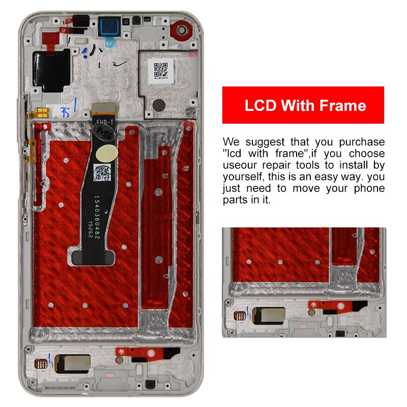 6.26 "Voor Huawei Honor 20 Lcd Touch Screen Digitizer Voor Huawei YAL-L21 YAL-L61A YAL-L71A Nova 5T Lcd vervangende Onderdelen
