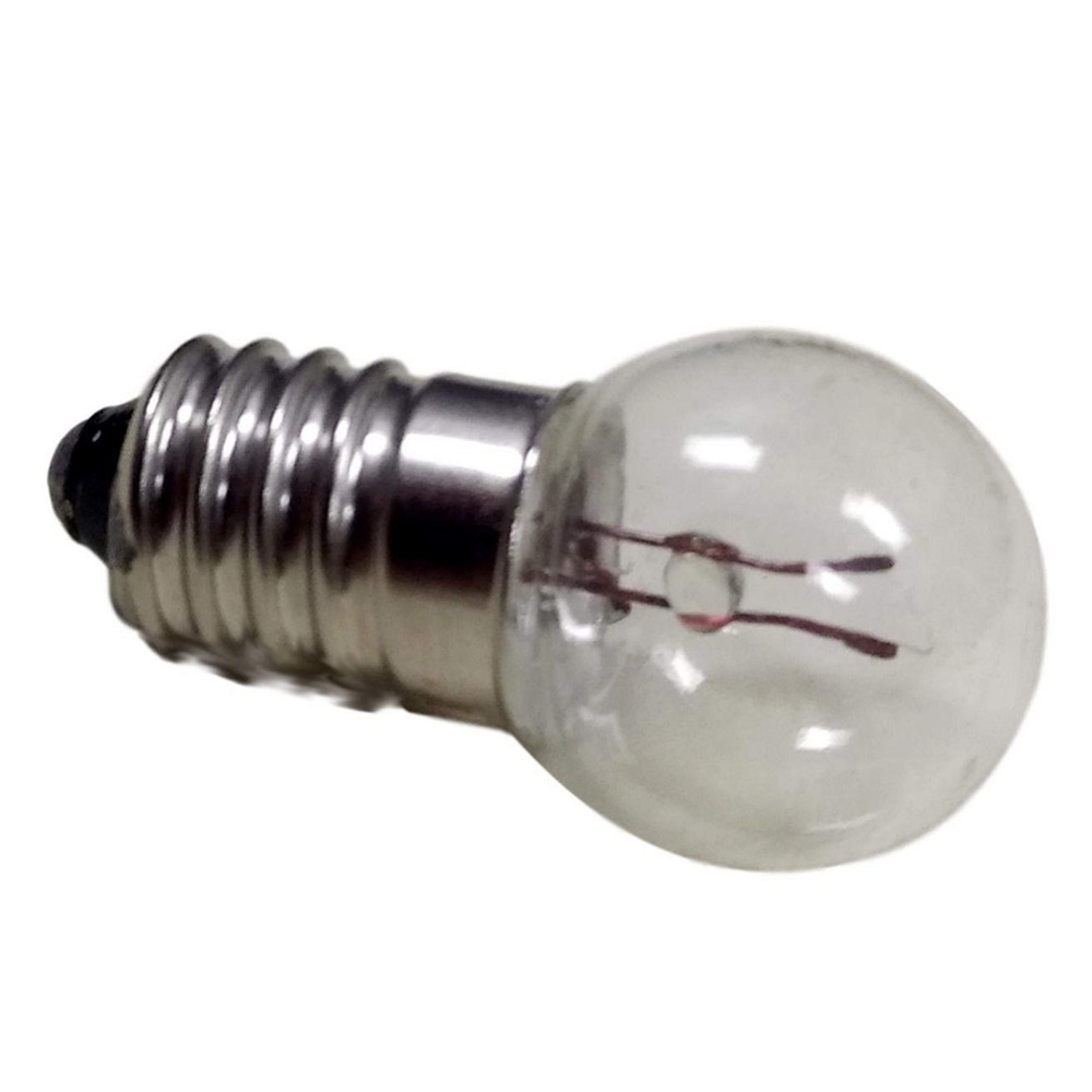 Base de tornillo en miniatura para bombillas de Bombilla LED, E10, 1,5 V, 2,5 V, 3,8 V, 6V, 12V, 0.3A, Blanco cálido, 50 Uds.
