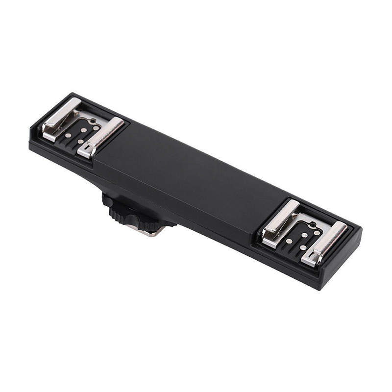 Dual Heißer Schuh Blitz Speedlite Licht Halterung Splitter für Nikon D750 D7200 D7100 D7000 D800 D810 D600 DSLR Kamera Camcorder
