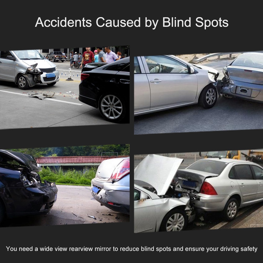 Universal Car Rear View Mirror Auto Reverse Back Parking Reference Rear Mirrors Wide Angle Car-styling Car Accessories