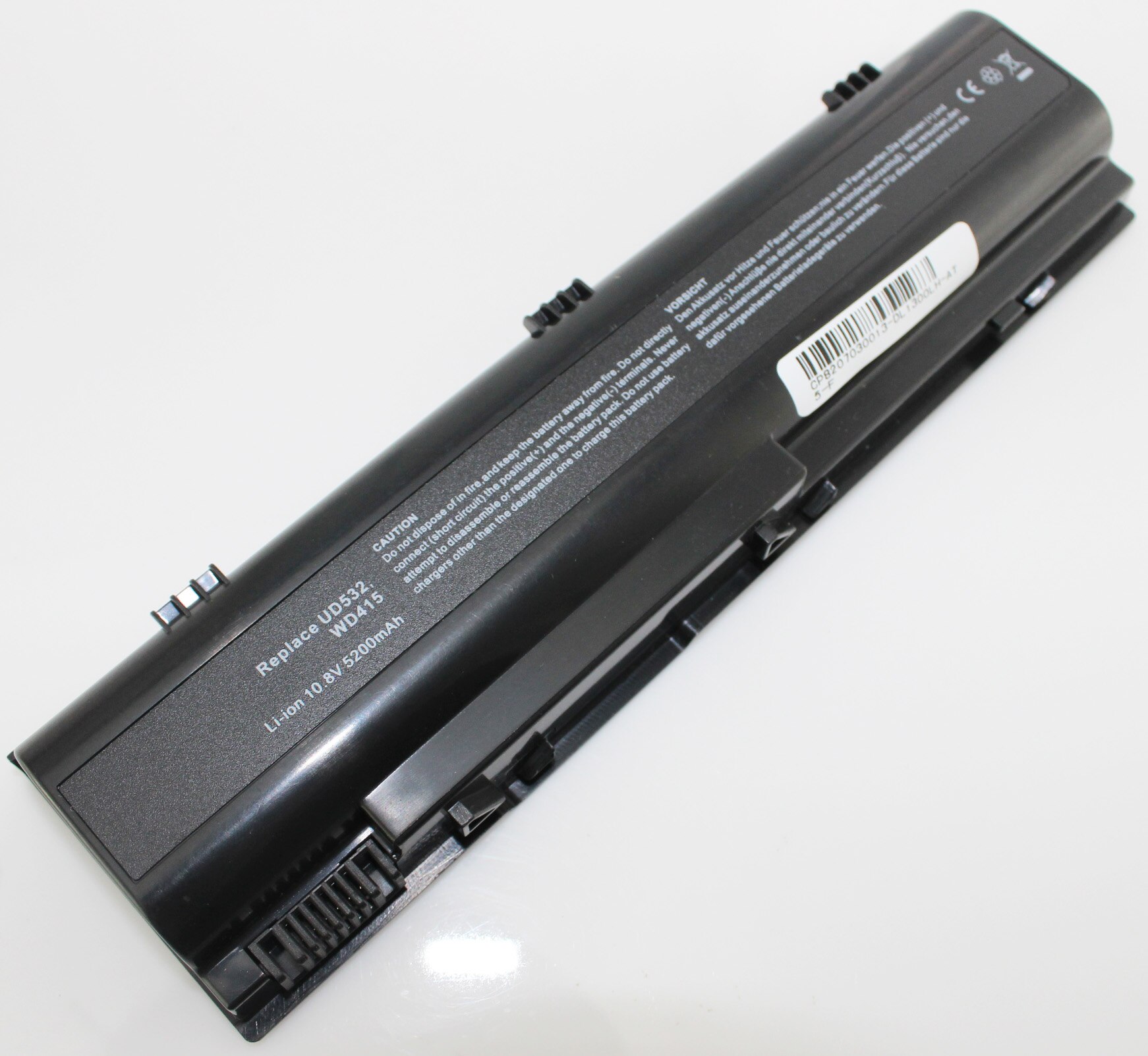 Battery for Dell Inspiron 1300 B120 B130 Latitude 120L laptop HD438 KD186 312-0366 UD384 UD532 UD533 WD414 WD415 WD416 WD417