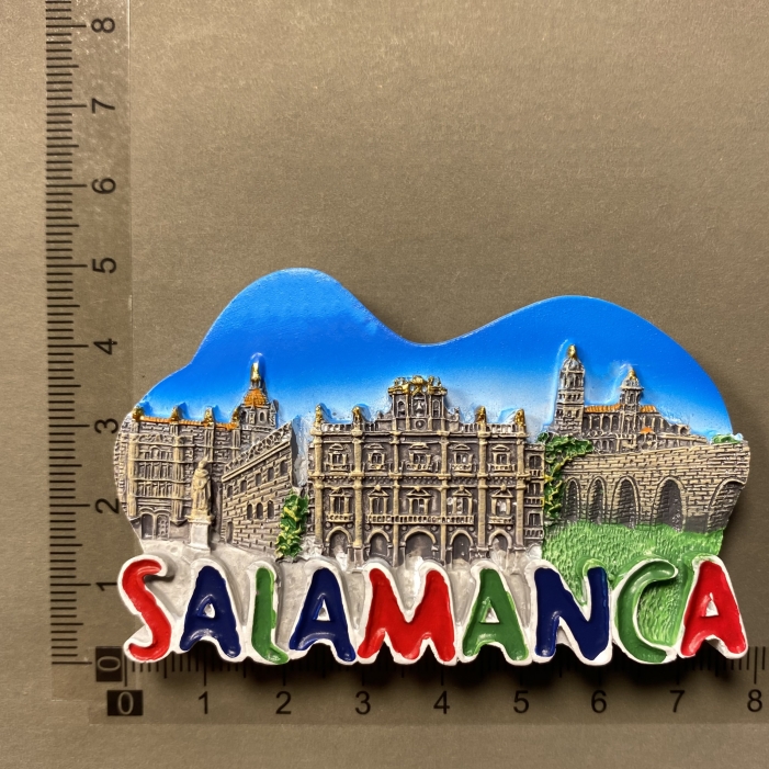 Europe Spain 3D Refrigerator Magnet Tourist Souvenirs Stickers,Home & Kitchen Decoration Fridge Magnet Message Sticker: Brown