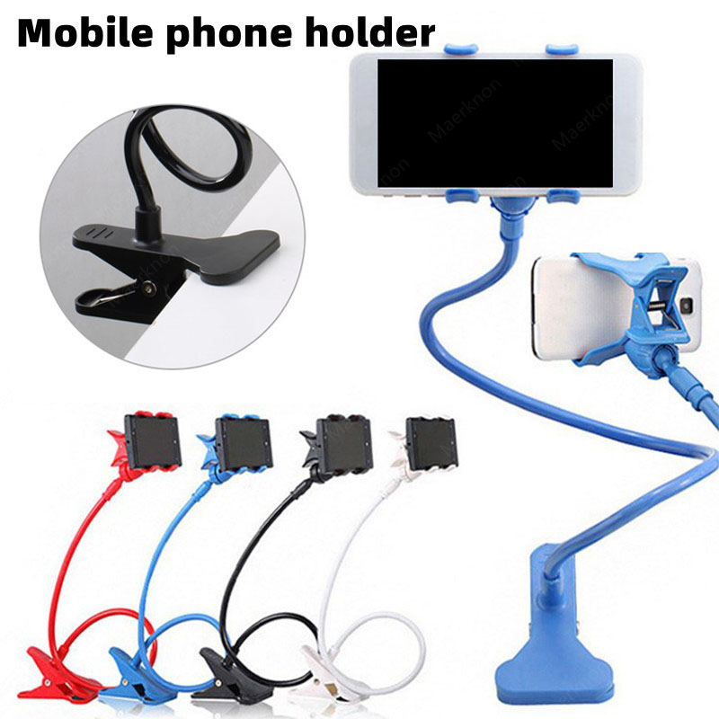 Mobiele telefoonhouder Flexibele verstelbare mobiele telefoonhouder Clip Ondersteuning Telefoon Thuis Bed Desktop Mount Bracket Smartphone Stand