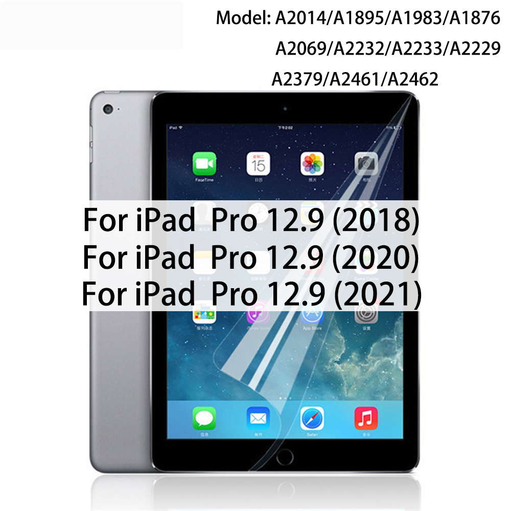 3 paczki Tablet folie ochronne na ekran do miękka folia do iPad 9.7 10.2 10. 5 10.9 11 12.9 Air 4 3 2 Mini 6 5 4 3 2 dla ipad 2017 2018 2020: IPD Pro12.9 18-20-21