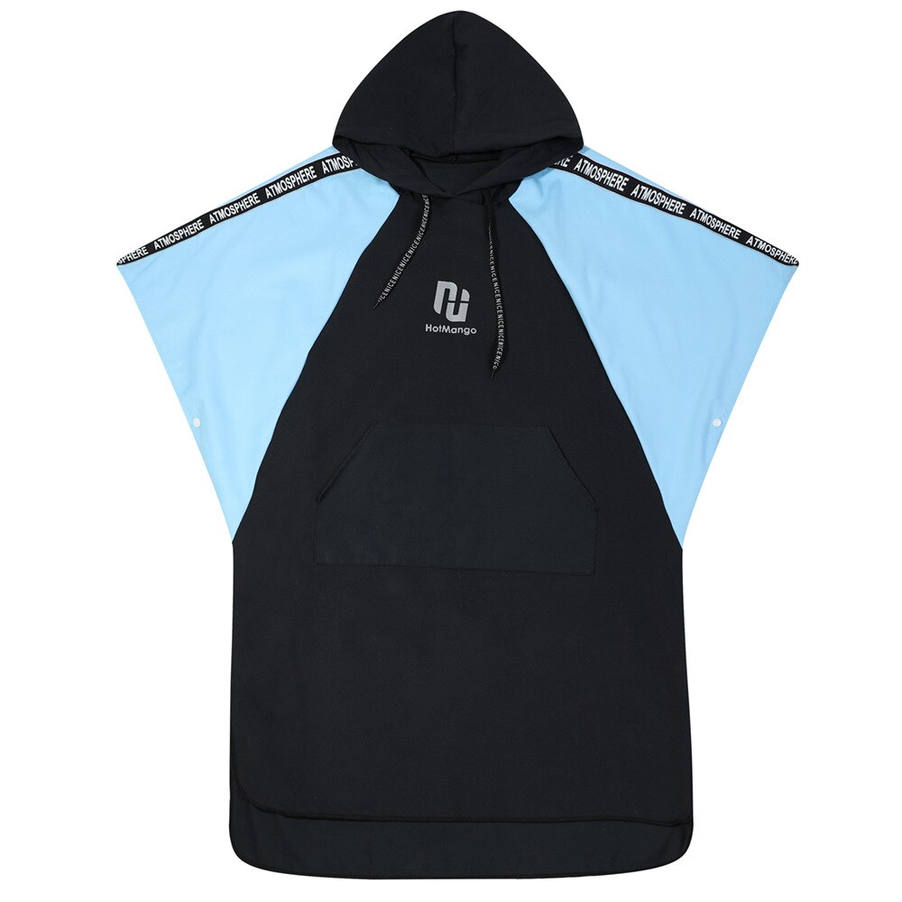 Robe à langer de plage personnalisée, serviette de poncho de surf en microfibre
