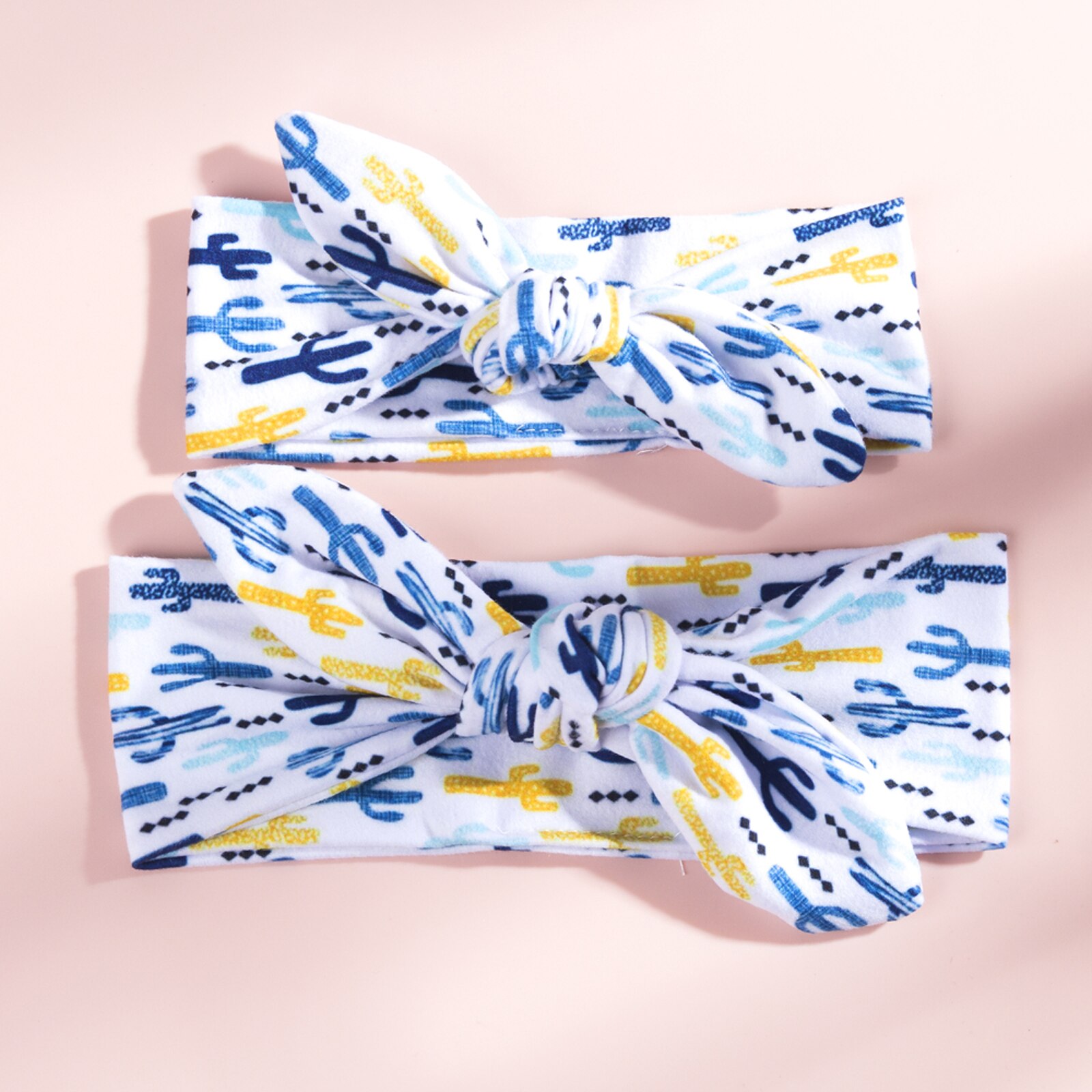 2 Stuks Haarband Vrouwelijke Verbreed Bloemenprint Hoofdband Headwrap Haaraccessoires Voor Volwassenen Kids: I