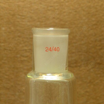 Platte Bodem Glazen Kolf, 3000 ml, 24/40, Sigle Hals, Een Hals, 3 Liter, Kokend fles
