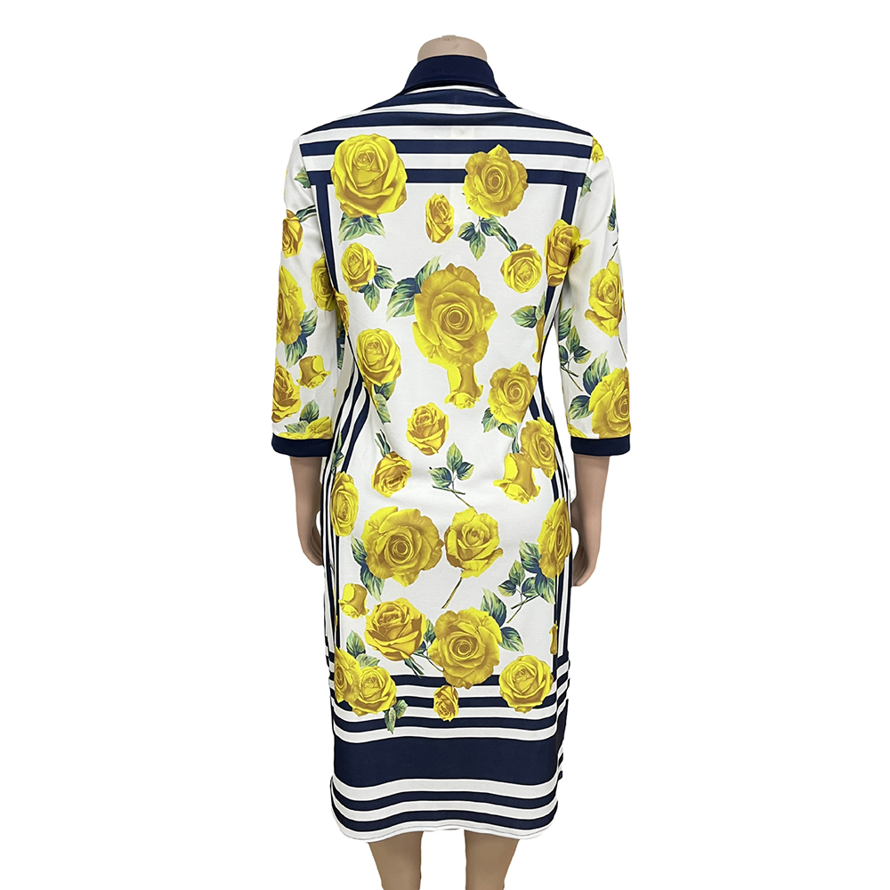 Vestido bohemio con estampado Floral MD Dashiki para mujer, ropa africana de talla grande, , trajes tradicionales Ankara, Túnica africana