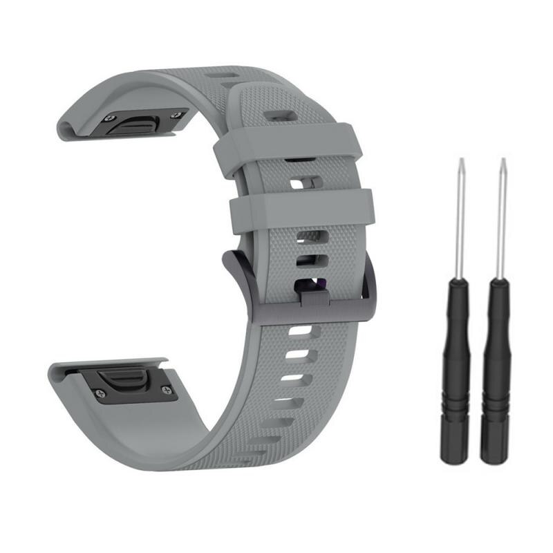 Silicone Strap For Garmin Fenix 3 3HR 5X 5X Plus Band Sport Bracelet Rubber Watchband Silicone Fitness Replacement Band: 7