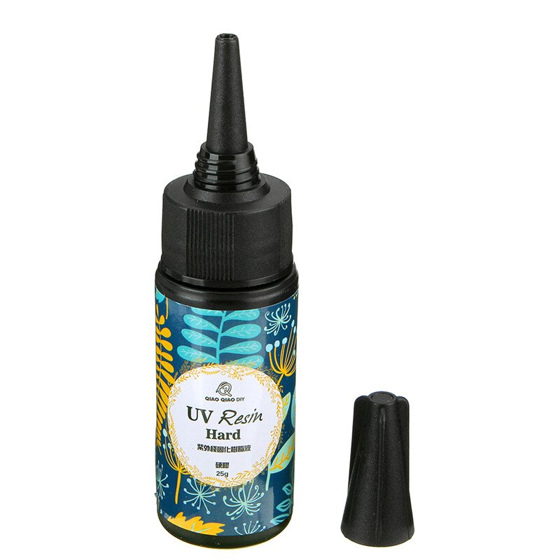 25/60/100/200g UV résine colle Gel transparent Type dur solaire Ultraviolet solidifier durcissement résine activé artisanat pour bijoux à bricoler soi-même moule: 60g
