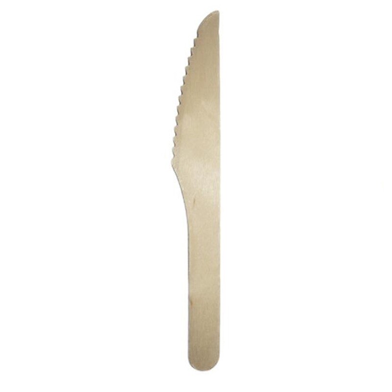 100 stk naturlig tre smør kniv engangs marmelade kniv middag kniver restaurant bestikk middag kniv svart biff kniver