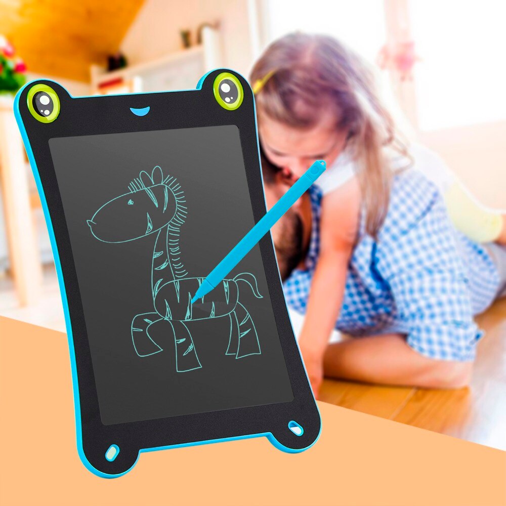 NEWYES 8.5" Lovely Blue Frog eWriter Electronic Kids Graffiti Drawing Board Good Chrismas