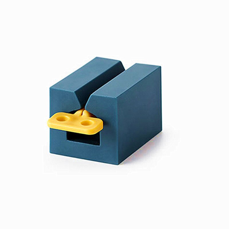Toothpaste Squeezer Toothpaste Tube Wringer Toothpaste Dispenser Holder Tube Squeezer Toothpaste Seat Stand for Bathroom: Deep Blue
