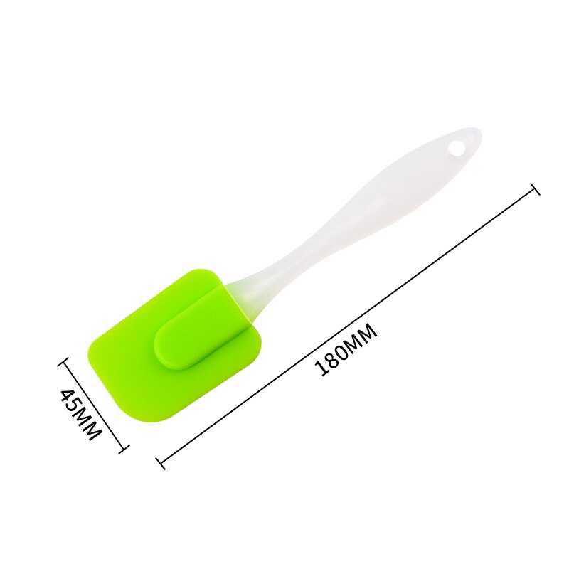 Silicone Spatula Baking Scraper For Kitchen Mixing Folding Scraping Cooking And Serving Cake Cream Scraper Environmentally