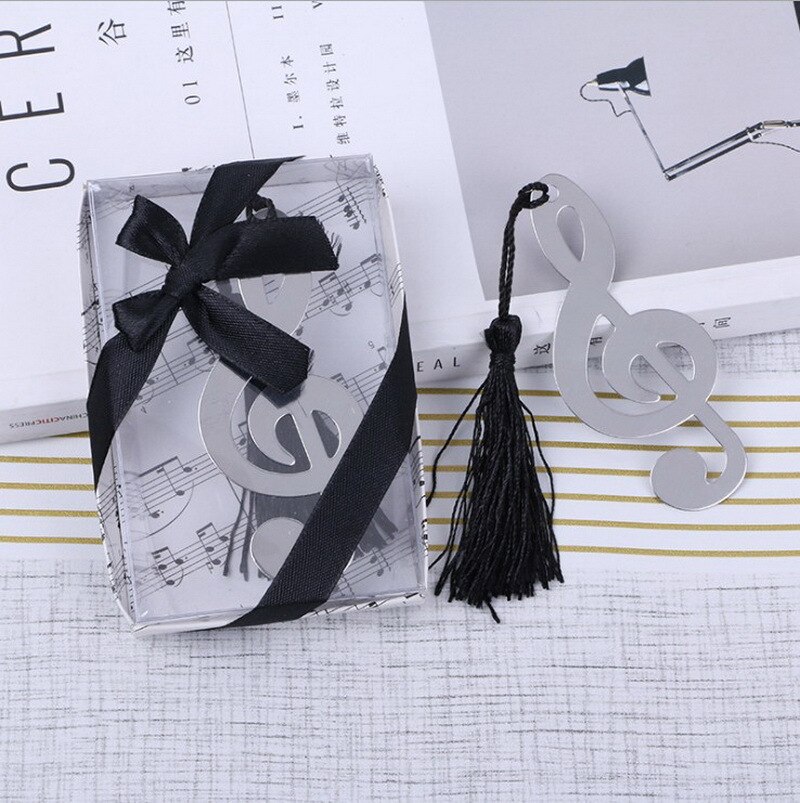 10pcs Music Note Bookmark Wedding Bridal Shower Party Favor Teacher: Default Title