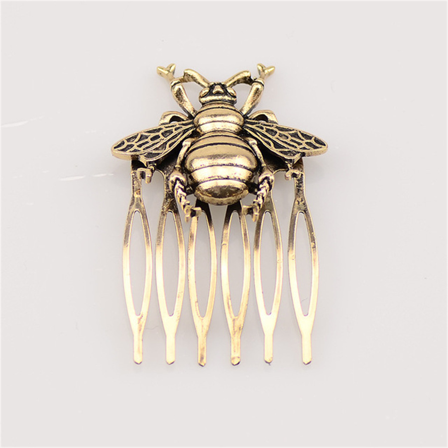 Korean Hair Side Combs French Hair Comb Straight Teeth Hair Clip Comb Twist Hair Comb Bridal Wedding Veil Comb Hair Accessories: PURPLE