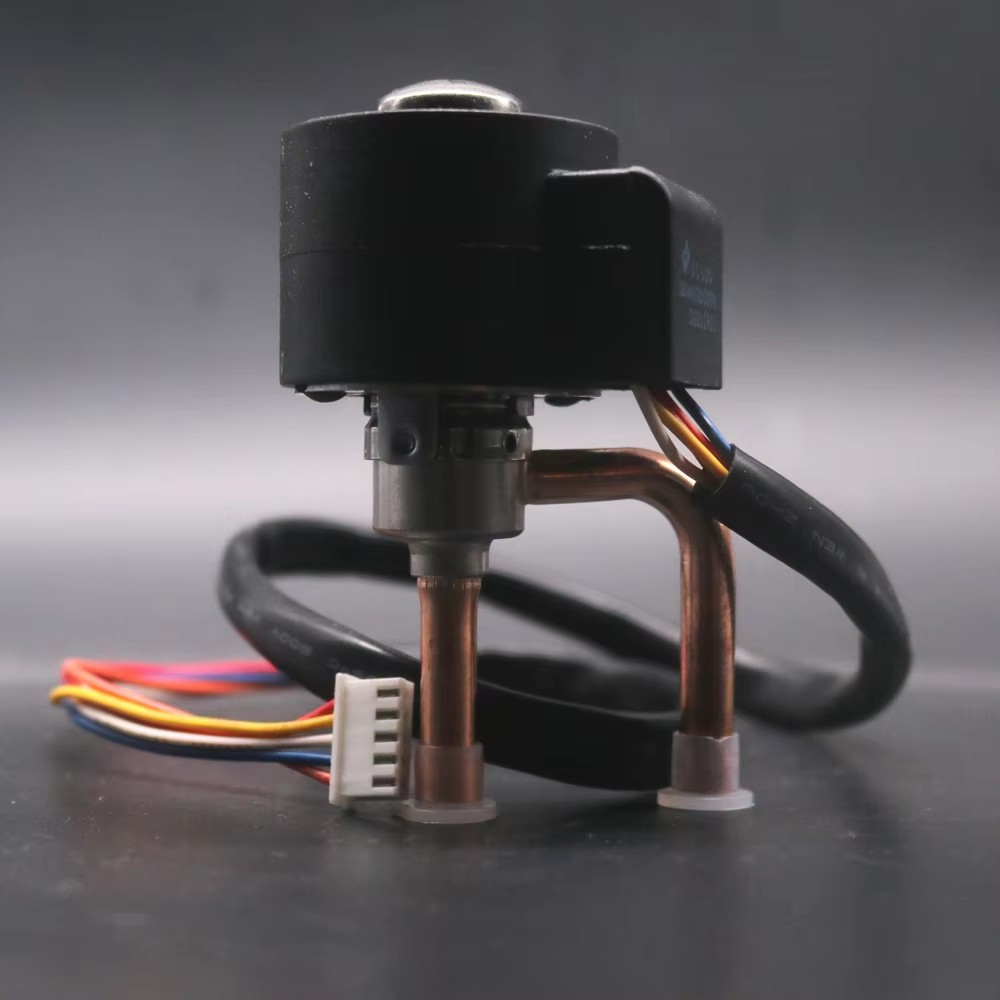 Válvula de expansión electrónica 4,2 MPa DC12V válvula de cobre normalmente cerrada para inversor de refrigeración aire acondicionado y bombas de calor