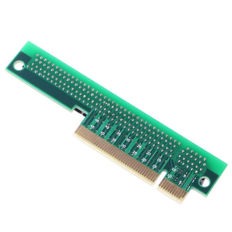PCI-E 8X to 16X Riser Adapter PCI-Express x8 to x16 90 Degree Right-angle Card Converter for 1U/2U Accessories