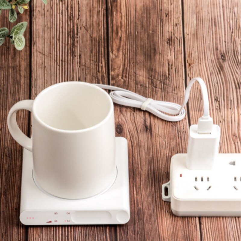 mini ogrzewanie podstawka ogrzewanie USB elektronicznych taca kawa herbata napoje cieplej 3-stały poziom regulacji inteligentnego domu