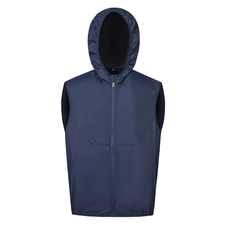 draussen-kühlweste mit usb-ladefunktion und Ventilator, klimatisierte kleidung, Ideal zum wandern, kühlend bei hohen sommertemperaturen, ärmellose arbeitsjacke: Xl / Blau